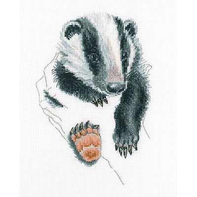 RTO Warmth in Palms Badger Cross Stitch Kit