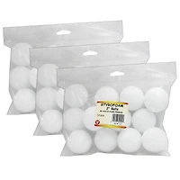 Hygloss® 2" Craft Foam Balls, 3 Packs of 12