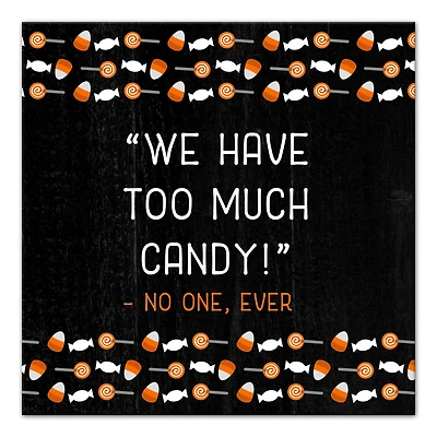 Too Much Candy Canvas Wall Art
