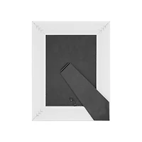 Expressions™ 5" x 7" White with Brown Lines Frame by Studio Décor®