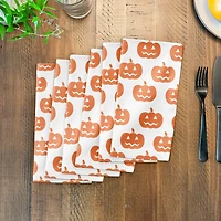 Jackolantern Pattern 10" x 10" Cotton Twill Napkin
