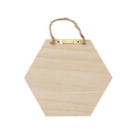 24 Pack: Wooden Hexagon 6" x 5" Shadow Box by Make Market®