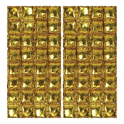 Beistle Gold Foil Balloon Backdrops