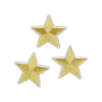 Gold Star Iron On Patches, 3ct. by Make Market®
