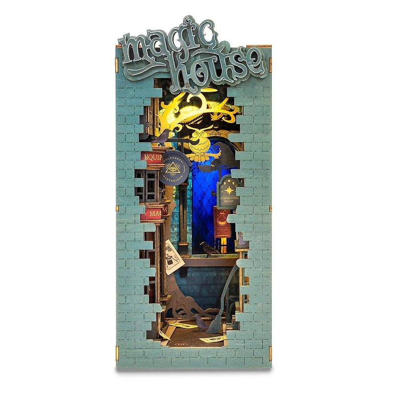 Rolife® Magic House DIY Book Nook Shelf Insert Kit