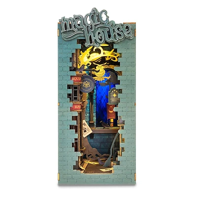 Rolife® Magic House DIY Book Nook Shelf Insert Kit