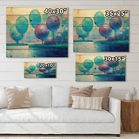 Designart - Colourful Ornamental Trees V