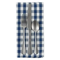 DII® Navy & Off White Gingham Cotton Napkins, 4ct.