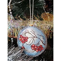 MP Studia Christmas Tree Decoration - Rowan Plastic Canvas Counted Cross Stitch Kit