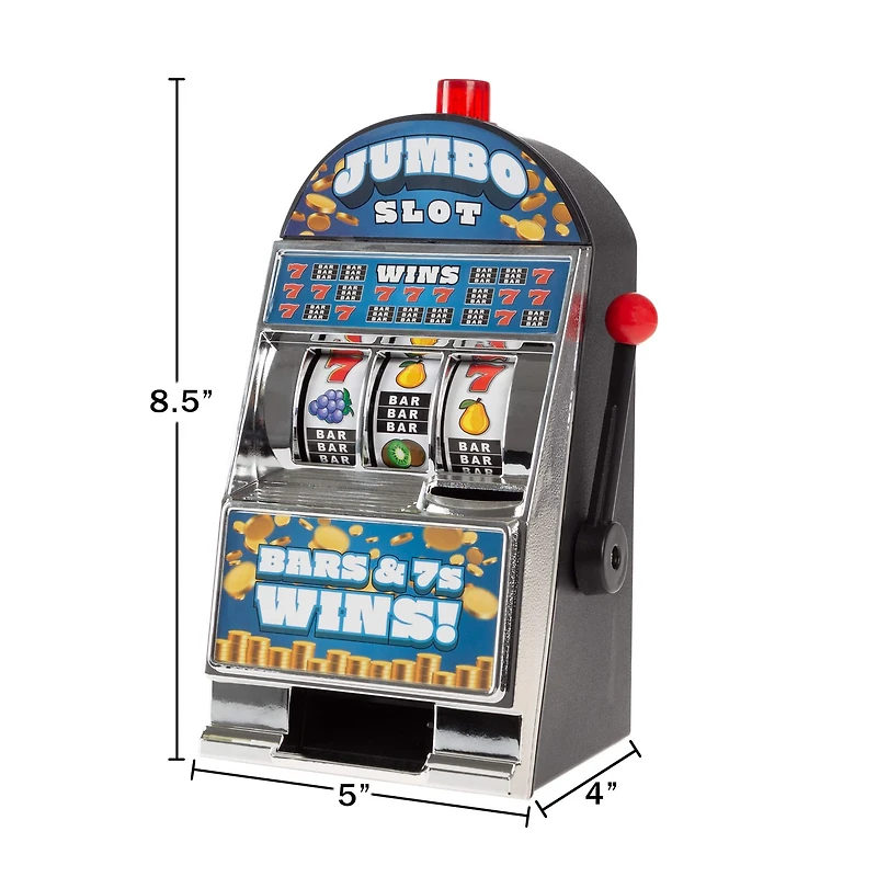 Toy Time Burning 7s Tabletop Slot Machine Coin Bank