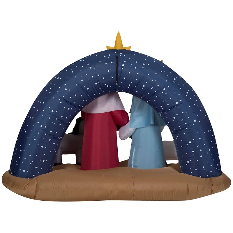 6.5ft. Airblown® Inflatable Starry Nativity Scene