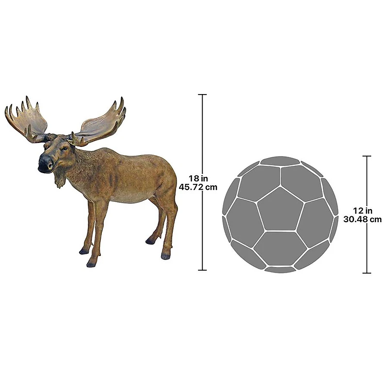 Design Toscano 21" The Moose Is Loose Statue