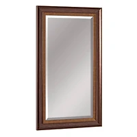 Head West 27.5" Bronze & Copper Oil-Rubbed Framed Wall Mirror