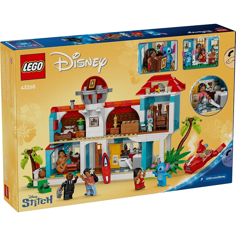 LEGO® Disney Lilo and Stitch Beach House Building Kit Playset 43268