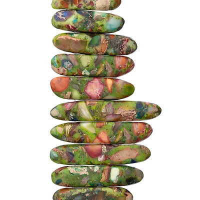 12 Pack:  Multicolor Composite Stone Beads, 20mm by Bead Landing™