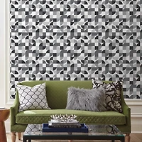 RoomMates Mid-Century Geometric Peel & Stick Wallpaper