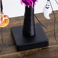 2ft. Pre-Lit Artificial Halloween Eyeballs, Ghosts, Bats & Pumpkins 24 LED Lighted Ornament Tree