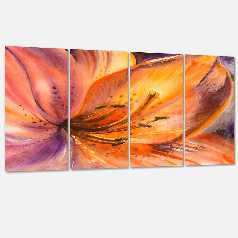Designart - Orange Lily Flower