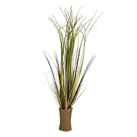 2.8ft. Long Grass Plant in Twisted Rope Pot