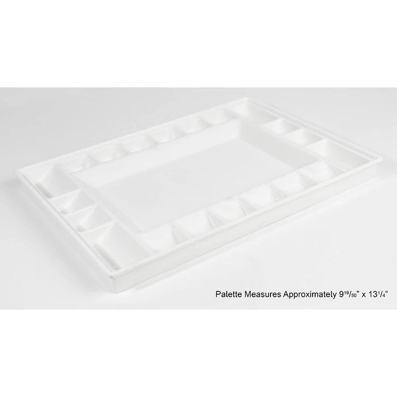Pro Art® Palette Plastic Heavy Duty 21 Well Tray