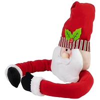 27" Unlit Plush Santa Claus Christmas Tree Topper