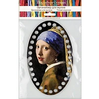 Wonderland Crafts Famous Paintings Pearl Earring Thread Organizer