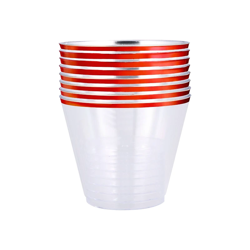 9oz. Red Plastic Cups, 8ct. by Celebrate It™