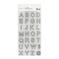 Block Letter Clear Stamps by Recollections™