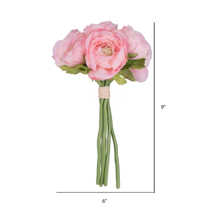 Mini Pink Ranunculus Bundle, 3ct.