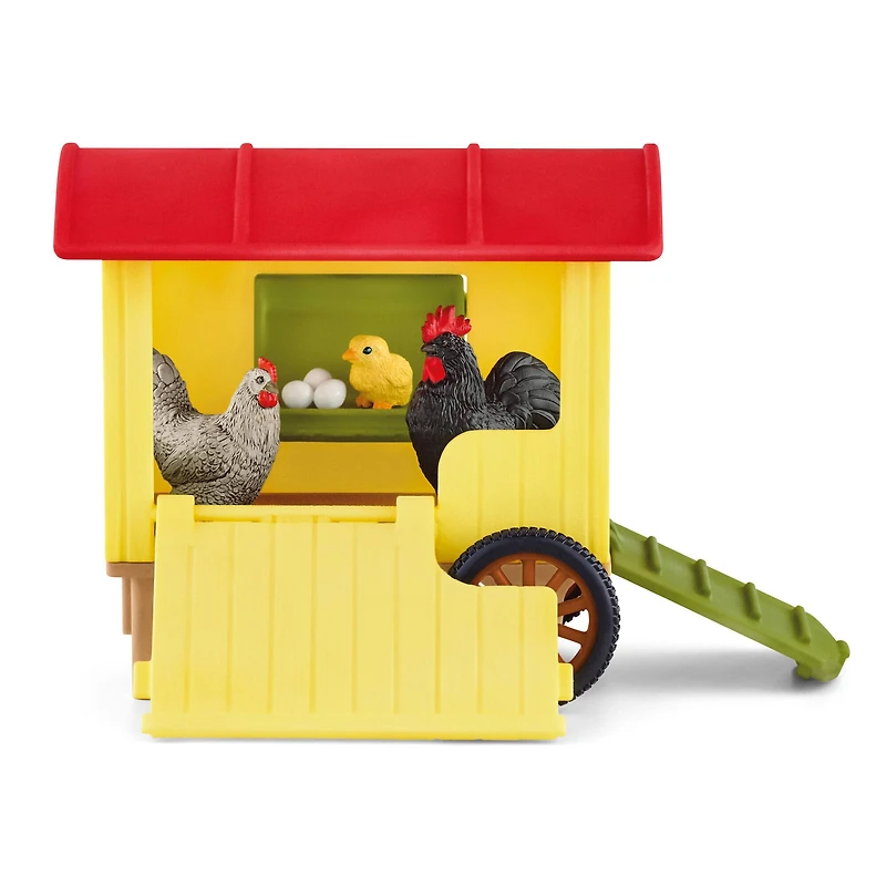 Schleich Farm World Mobile Chicken Coop Playset