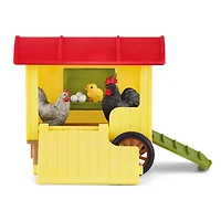 Schleich Farm World Mobile Chicken Coop Playset