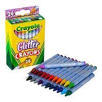 6 Packs: 24 ct. (144) Crayola® Glitter Crayons