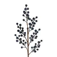 28" Metallic Blue Berry Stem by Ashland®