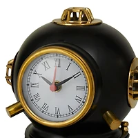 8" Brass Diver Helmet Clock