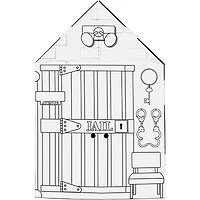 Easy Playhouse Police and Fire Station Clubhouse