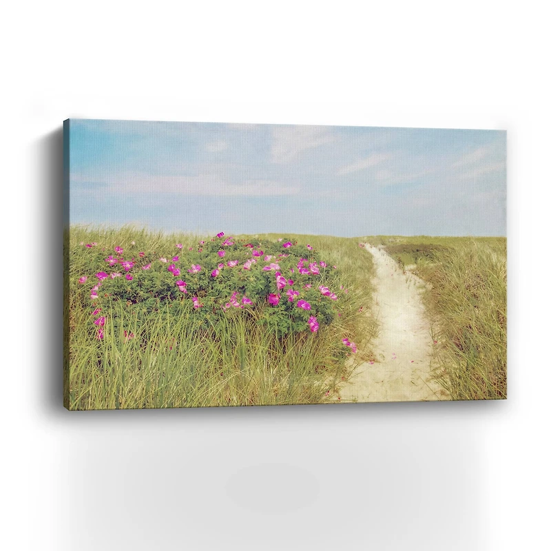 Beach Roses Canvas Giclee