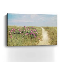 Beach Roses Canvas Giclee