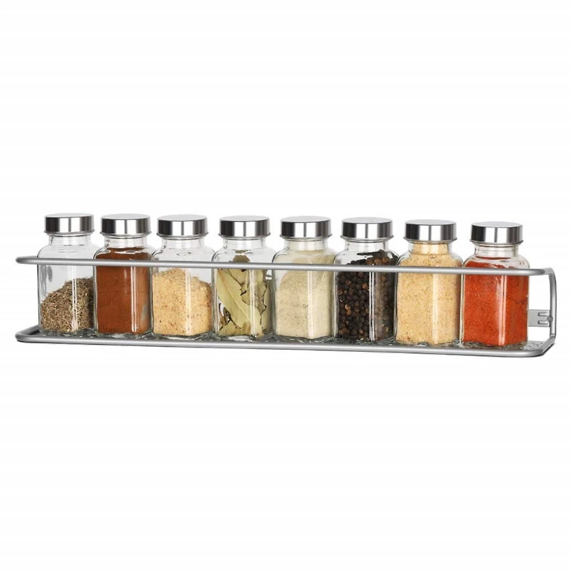 NEX™ Silver Wall-Mounted Spice Racks, 2ct.