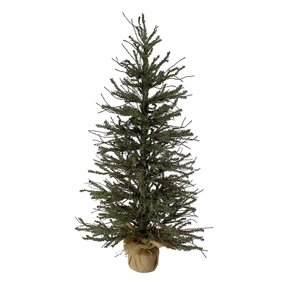 3ft. Unlit Warsaw Two-Tone Twig Artificial Christmas Tree in Burlap Base