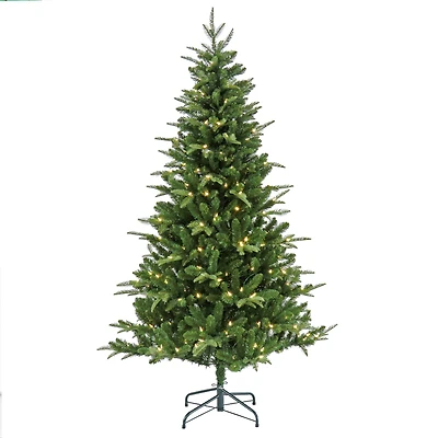 6ft. Pre-Lit Whatcom Pine Artificial Christmas Tree, Clear LED Lights