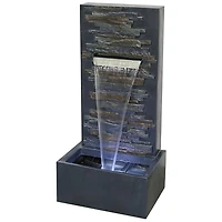 Design Toscano Modern Cascading Waterfall Wall Fountain