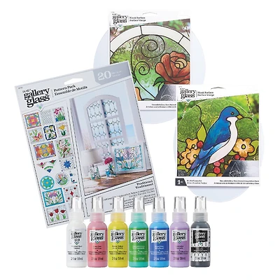 Plaid® Gallery Glass® 10 Piece Stained Glass Painting Starter Kit