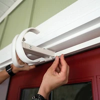 Village Lighting White Double Door Garland Hanger