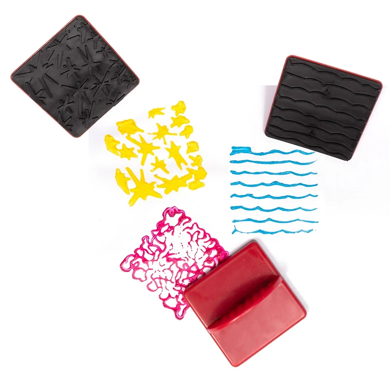 Center Enterprises Paint Effect Stamp Tools, 3 Packs of 6