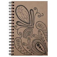 Pacon® UCreate® 9" x 6" Natural Chip Cover Create Your Own Cover Sketch Diary, 6ct.