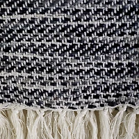 DII® Gray Tone Diagonal Stripe Acrylic Throw