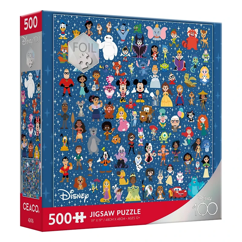 Assorted Foil 500 Piece Puzzle