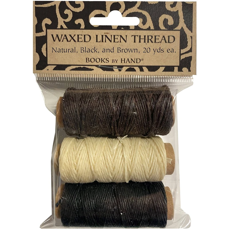 Lineco® 5-Ply Waxed Linen Thread, 3ct.