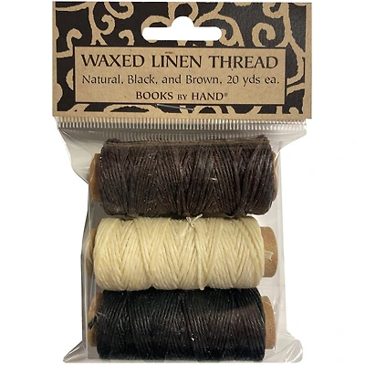 Lineco® 5-Ply Waxed Linen Thread, 3ct.