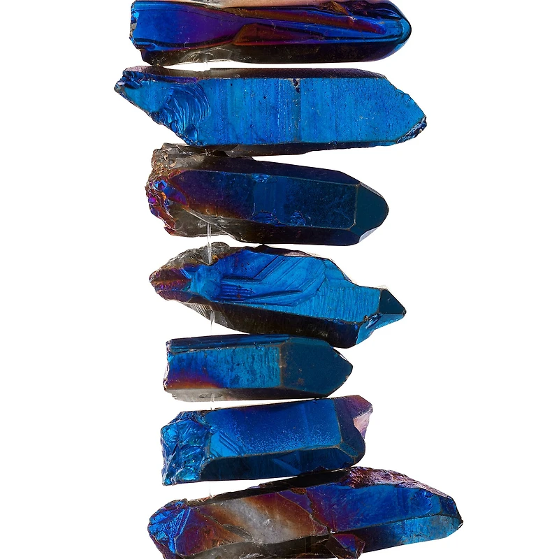 Sapphire Luster Quartz Nugget Beads by Bead Landing™